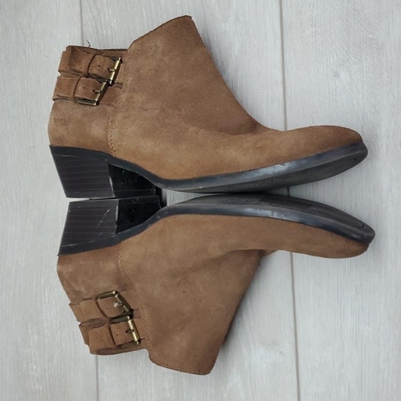 Sam Edelman Womens Suede Ankle Booties Western boots sz 7 - Picture 7 of 12